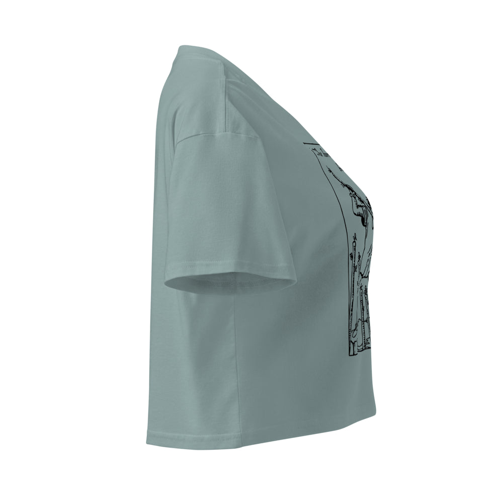 The Horrors Persist Tarot | Crop Top-Haus of Darkness, Haus of Light