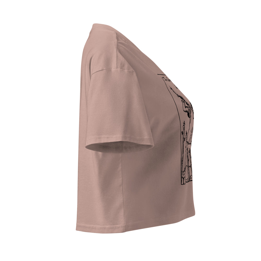 The Horrors Persist Tarot | Crop Top-Haus of Darkness, Haus of Light