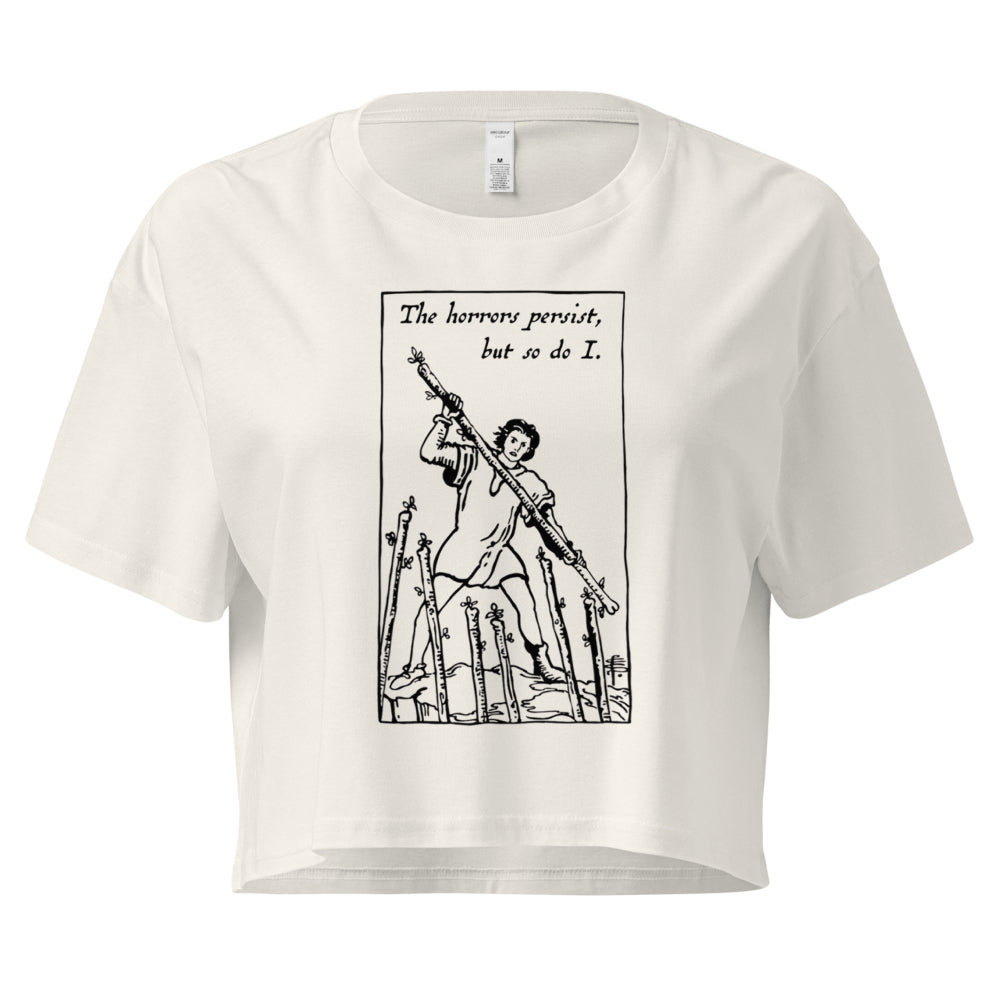 The Horrors Persist Tarot | Crop Top-Haus of Darkness, Haus of Light