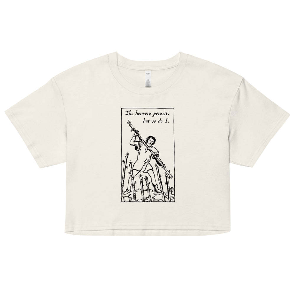 The Horrors Persist Tarot | Crop Top-Haus of Darkness, Haus of Light