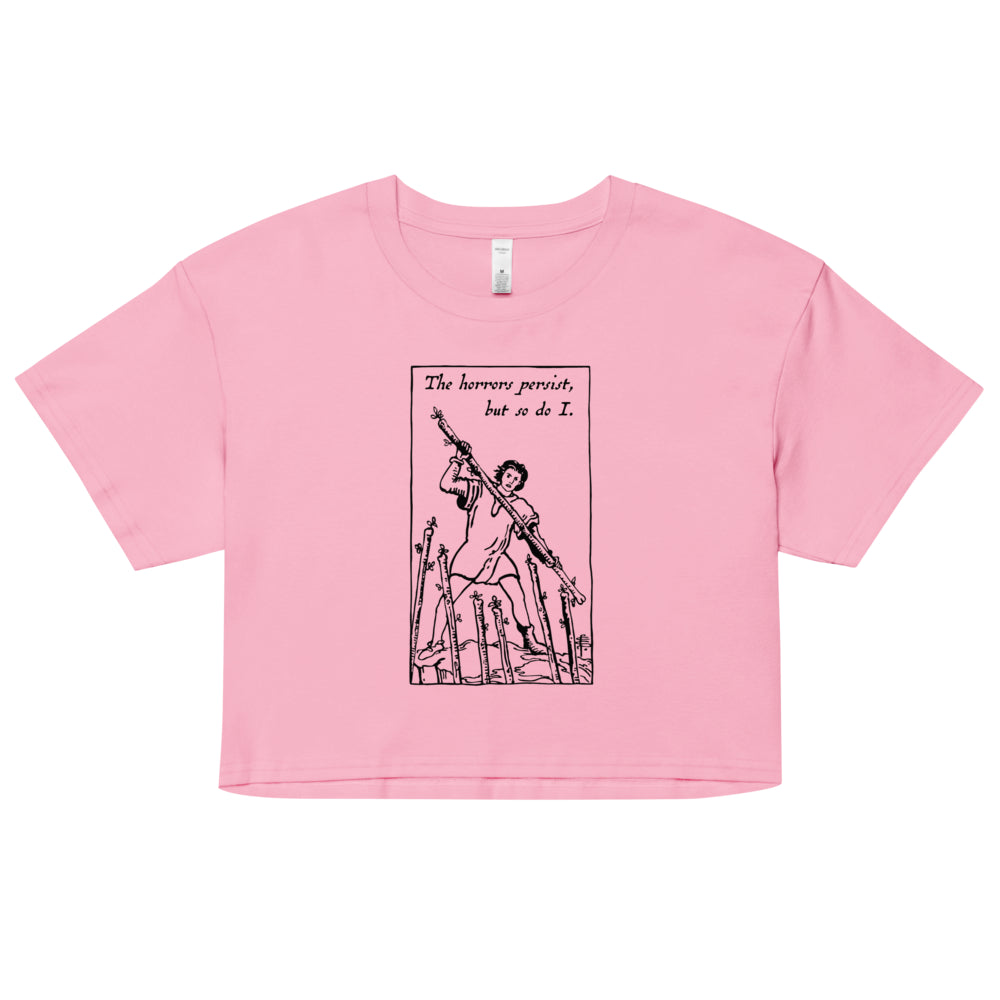 The Horrors Persist Tarot | Crop Top-Haus of Darkness, Haus of Light