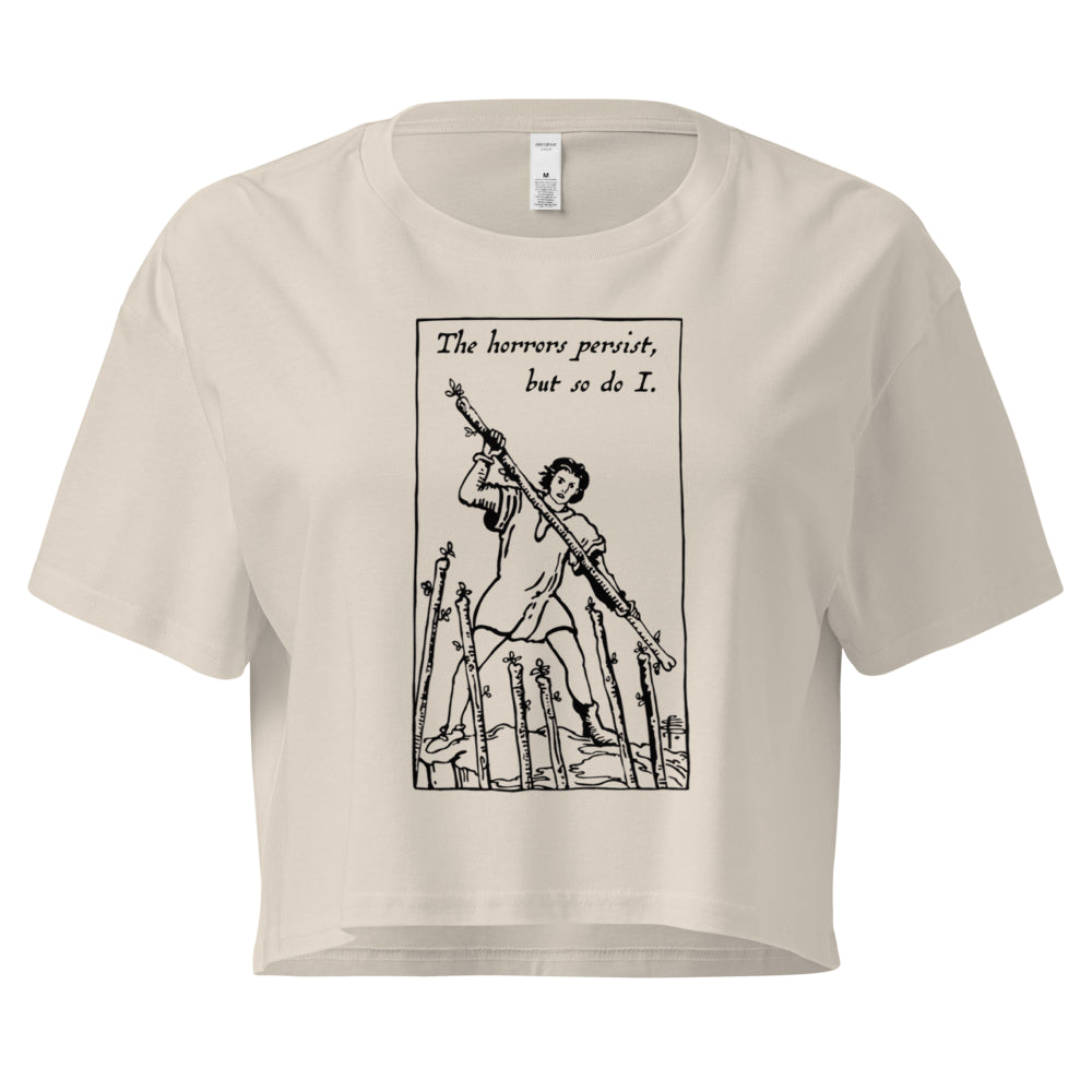 The Horrors Persist Tarot | Crop Top-Haus of Darkness, Haus of Light