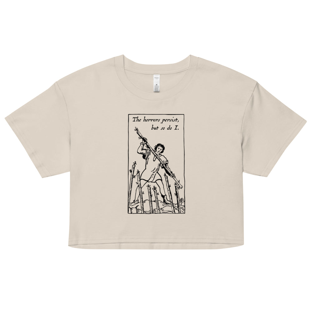 The Horrors Persist Tarot | Crop Top-Haus of Darkness, Haus of Light