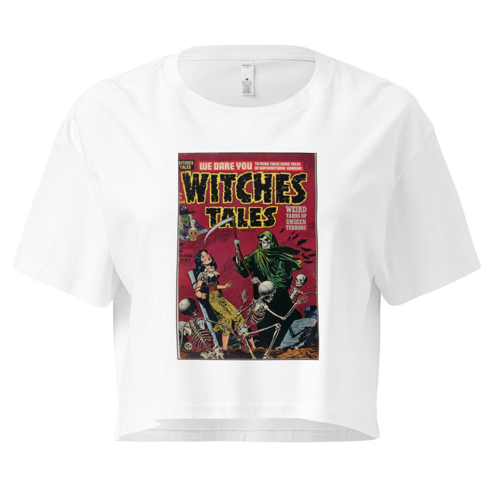 Witches Tales "Grim Reaper" | Crop Top-Haus of Darkness, Haus of Light