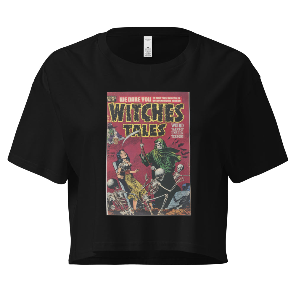 Witches Tales "Grim Reaper" | Crop Top-Haus of Darkness, Haus of Light