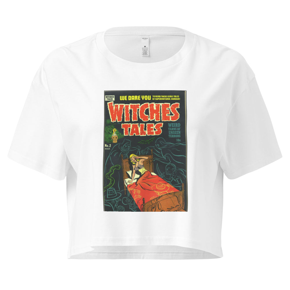 Witches Tales "Ghosts" | Crop Top-Haus of Darkness, Haus of Light
