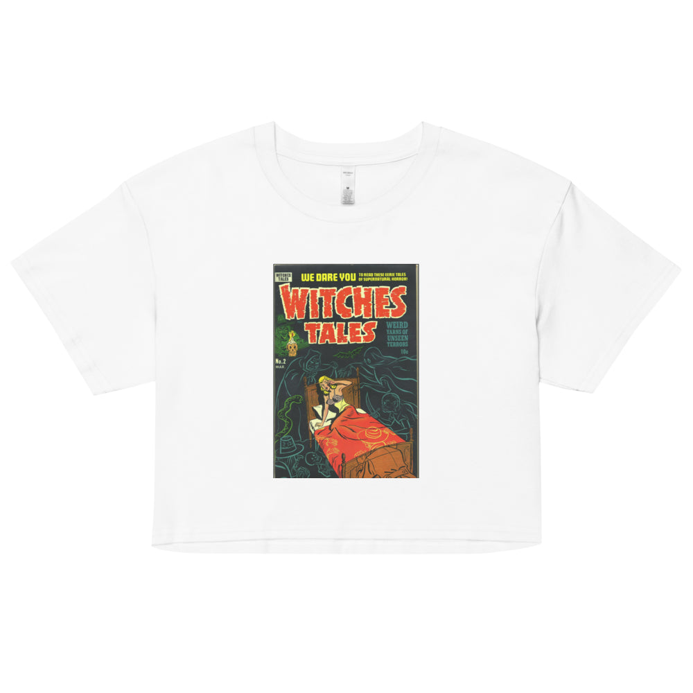 Witches Tales "Ghosts" | Crop Top-Haus of Darkness, Haus of Light