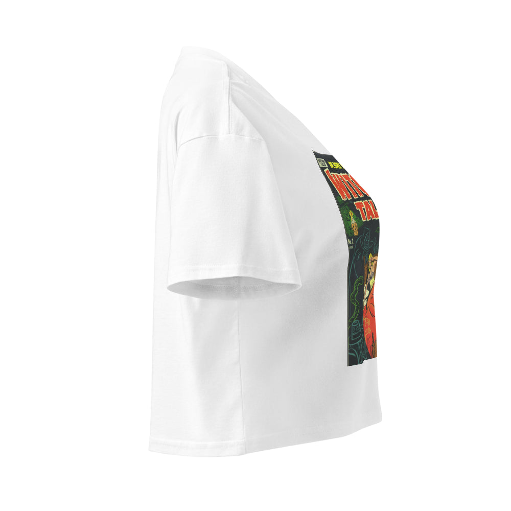 Witches Tales "Ghosts" | Crop Top-Haus of Darkness, Haus of Light