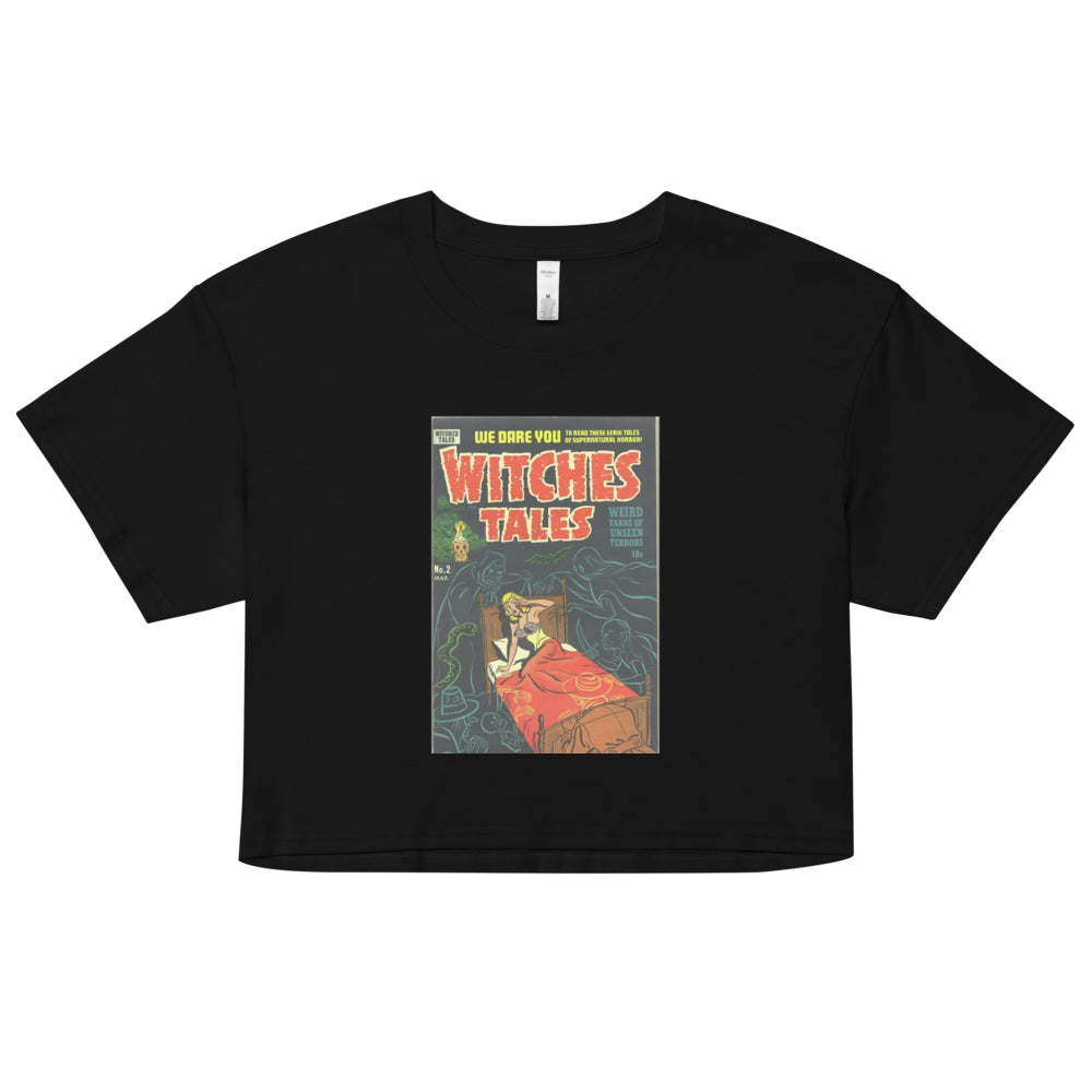 Witches Tales "Ghosts" | Crop Top-Haus of Darkness, Haus of Light