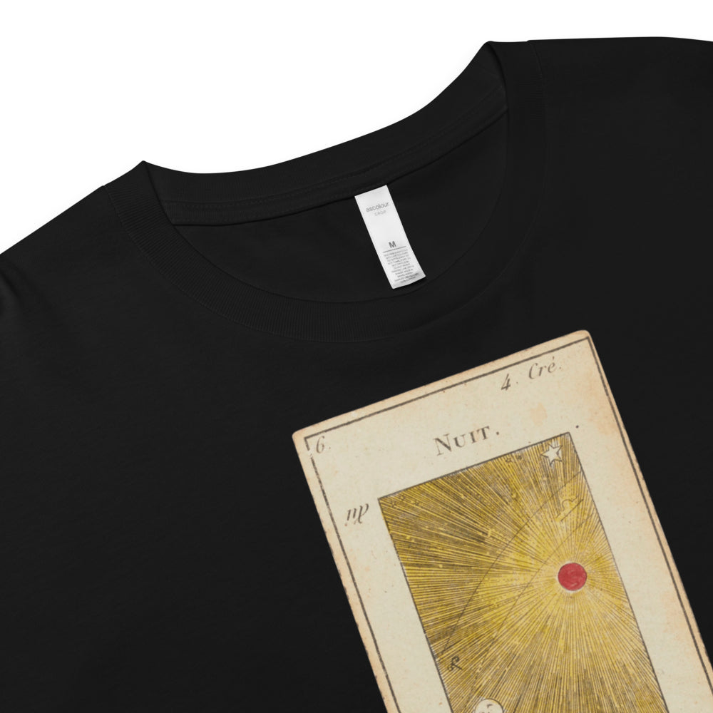 Vintage "Grand Etteilla" French Tarot "Day & Night" | Crop Top-Haus of Darkness, Haus of Light