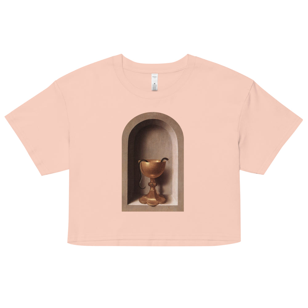 Snake Chalice from St John and Veronica Diptych by Hans Memling | Crop Top-Haus of Darkness, Haus of Light