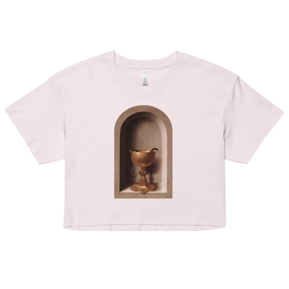 Snake Chalice from St John and Veronica Diptych by Hans Memling | Crop Top-Haus of Darkness, Haus of Light