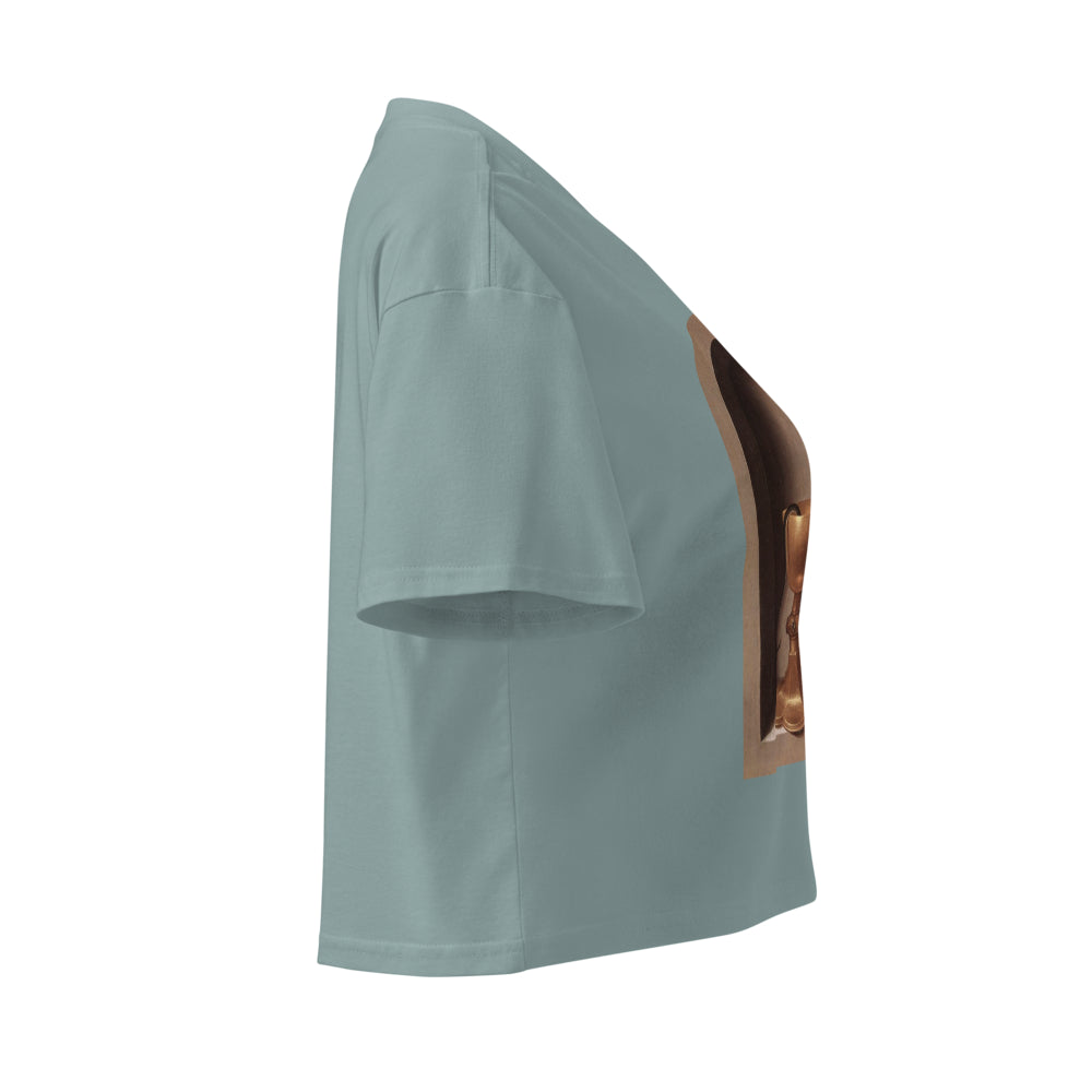 Snake Chalice from St John and Veronica Diptych by Hans Memling | Crop Top-Haus of Darkness, Haus of Light