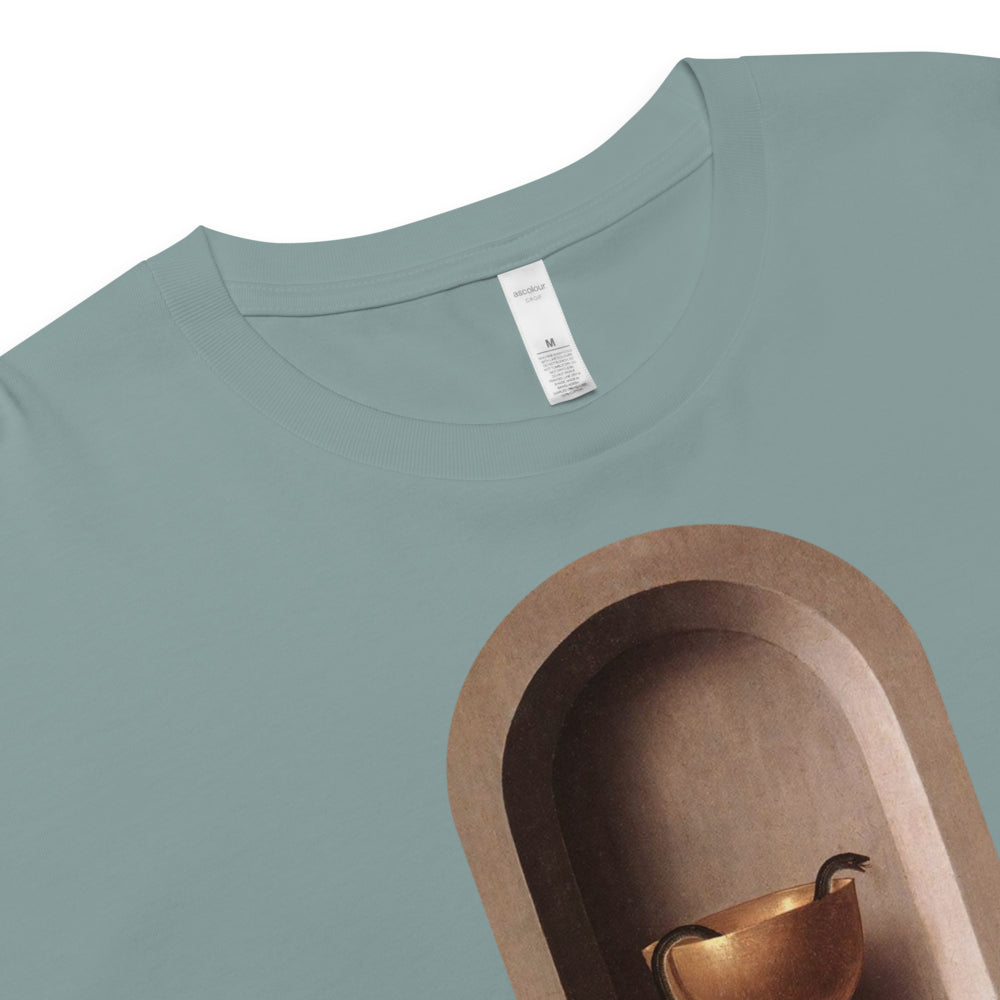 Snake Chalice from St John and Veronica Diptych by Hans Memling | Crop Top-Haus of Darkness, Haus of Light