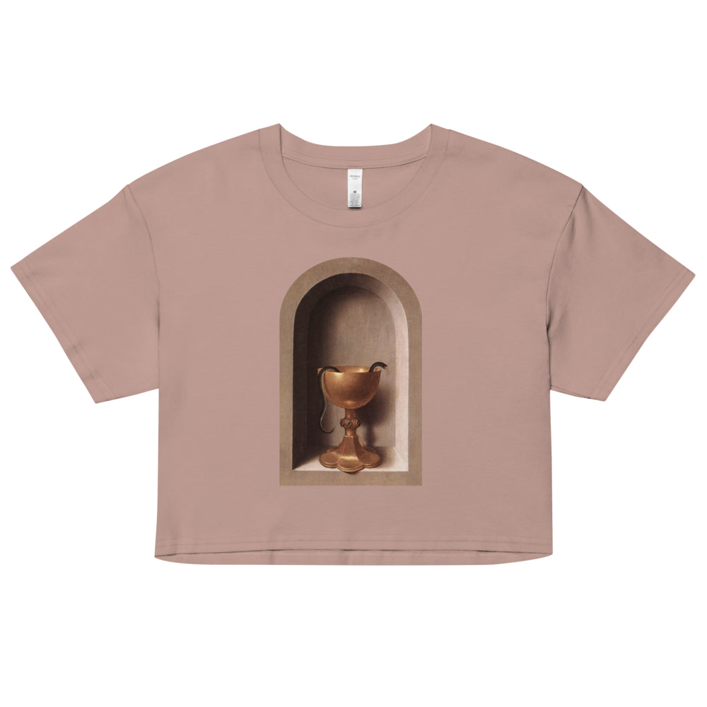 Snake Chalice from St John and Veronica Diptych by Hans Memling | Crop Top-Haus of Darkness, Haus of Light