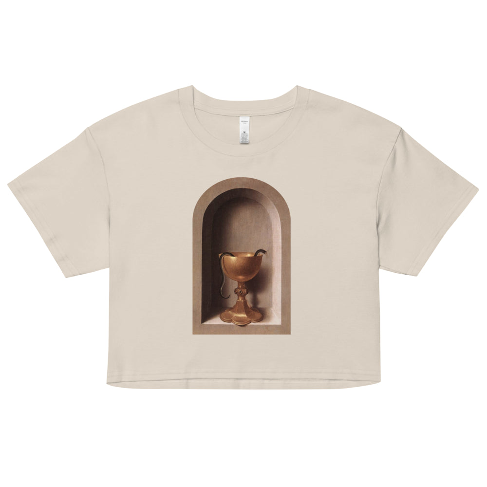 Snake Chalice from St John and Veronica Diptych by Hans Memling | Crop Top-Haus of Darkness, Haus of Light