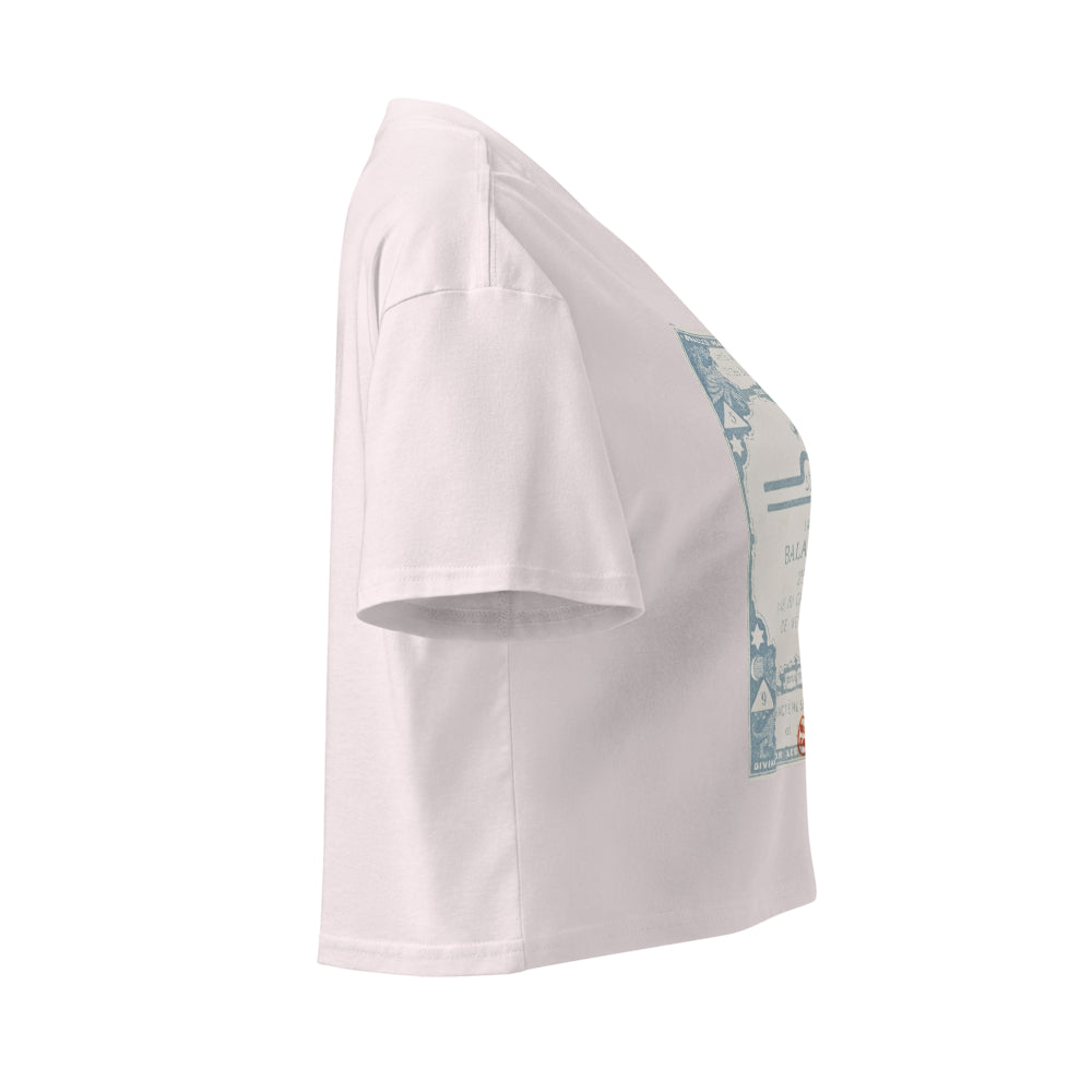 "Libra" Vintage French Astrology Oracle | Crop Top-Haus of Darkness, Haus of Light