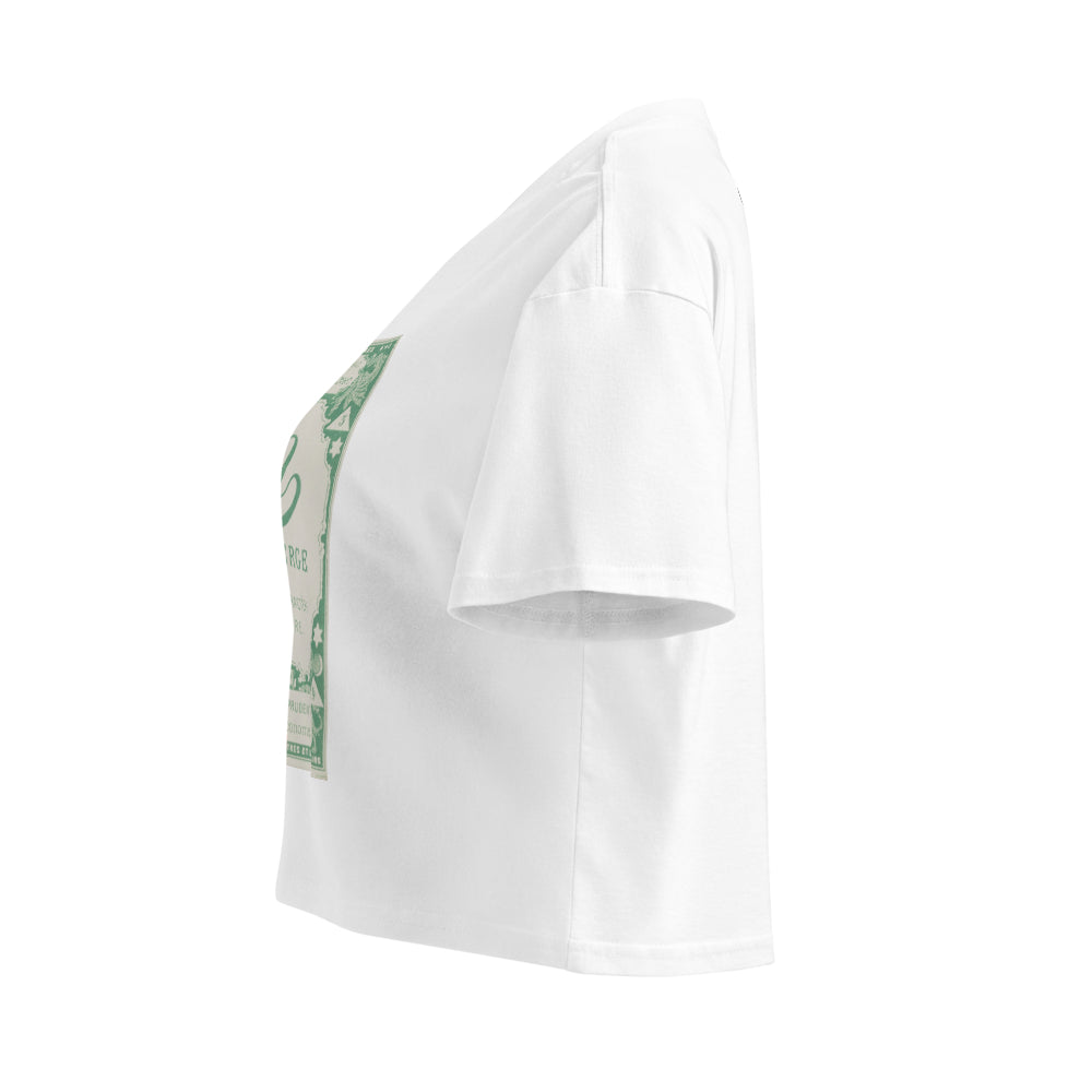 "Virgo" Vintage French Astrology Oracle | Crop Top-Haus of Darkness, Haus of Light