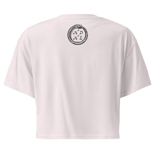 "Virgo" Vintage French Astrology Oracle | Crop Top-Haus of Darkness, Haus of Light