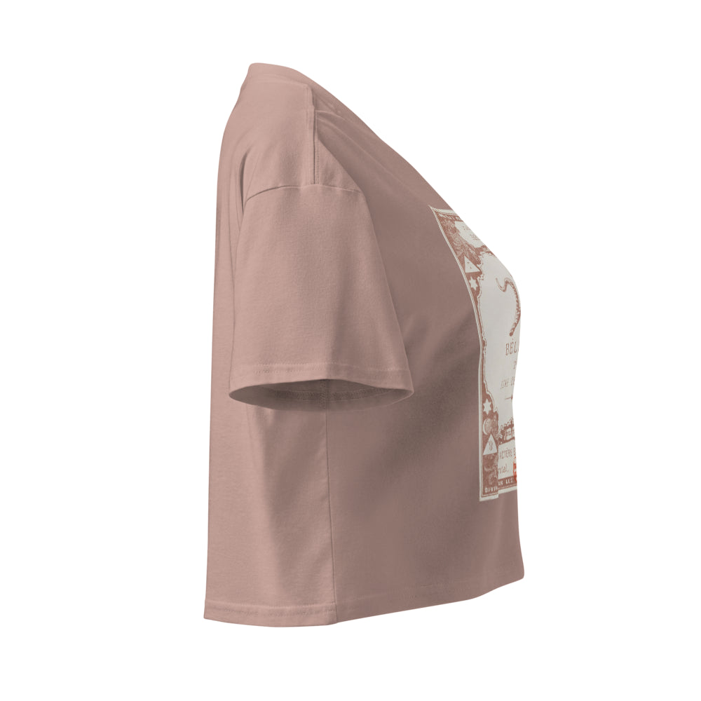 "Aries" Vintage French Astrology Oracle | Crop Top-Haus of Darkness, Haus of Light