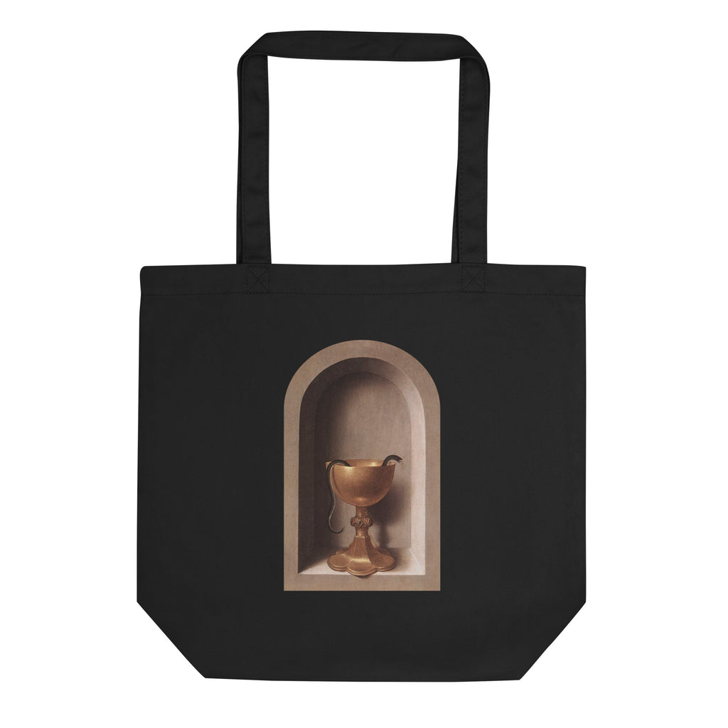 Snake Chalice from St John and Veronica Diptych by Hans Memling | Eco Tote-Haus of Darkness, Haus of Light