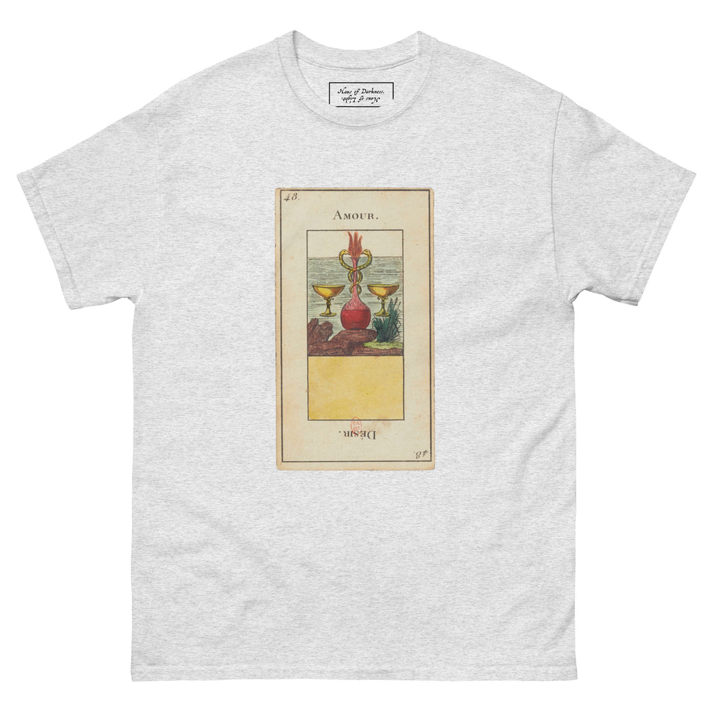Vintage "Grand Etteilla" French Tarot Top "Love" "Desire" | Unisex Classic Tee-Haus of Darkness, Haus of Light