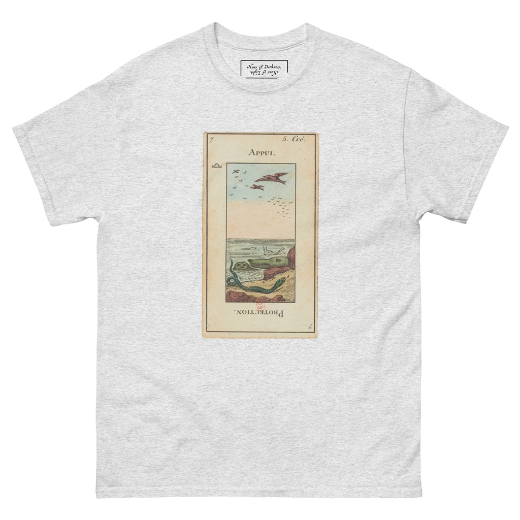 Vintage "Grand Etteilla" French Tarot "Protection" | Unisex Classic Tee-Haus of Darkness, Haus of Light