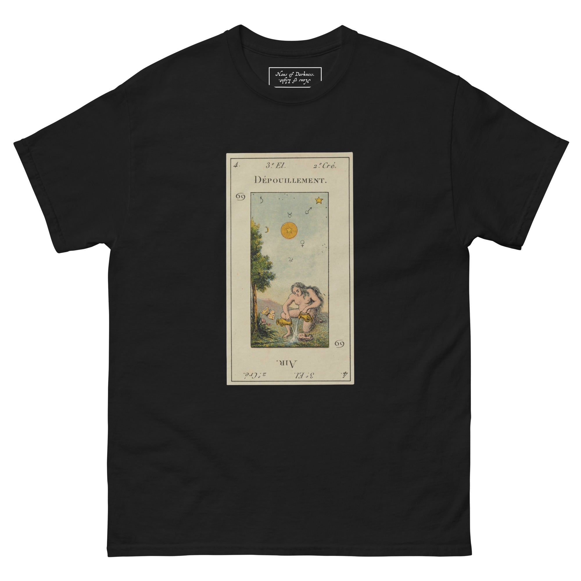 Vintage "Grand Etteilla" French Tarot "The Star" | Unisex Classic Tee-Haus of Darkness, Haus of Light