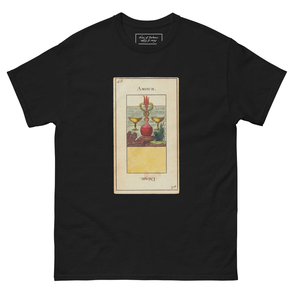 Vintage "Grand Etteilla" French Tarot Top "Love" "Desire" | Unisex Classic Tee-Haus of Darkness, Haus of Light
