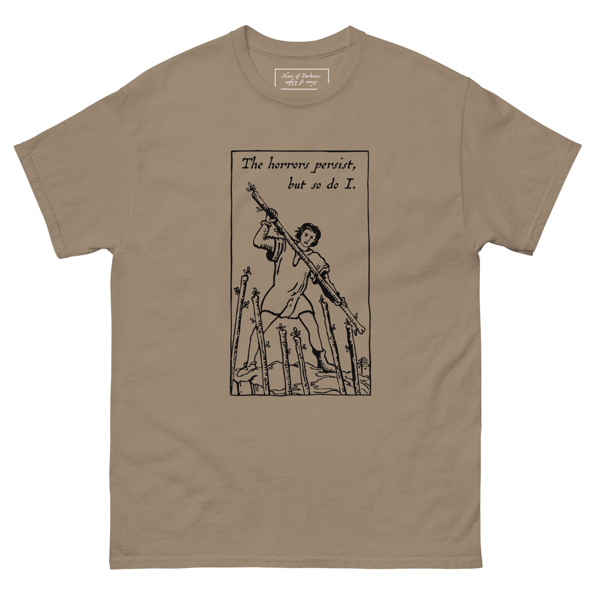 The Horrors Persist Tarot | Unisex Classic Tee-Haus of Darkness, Haus of Light