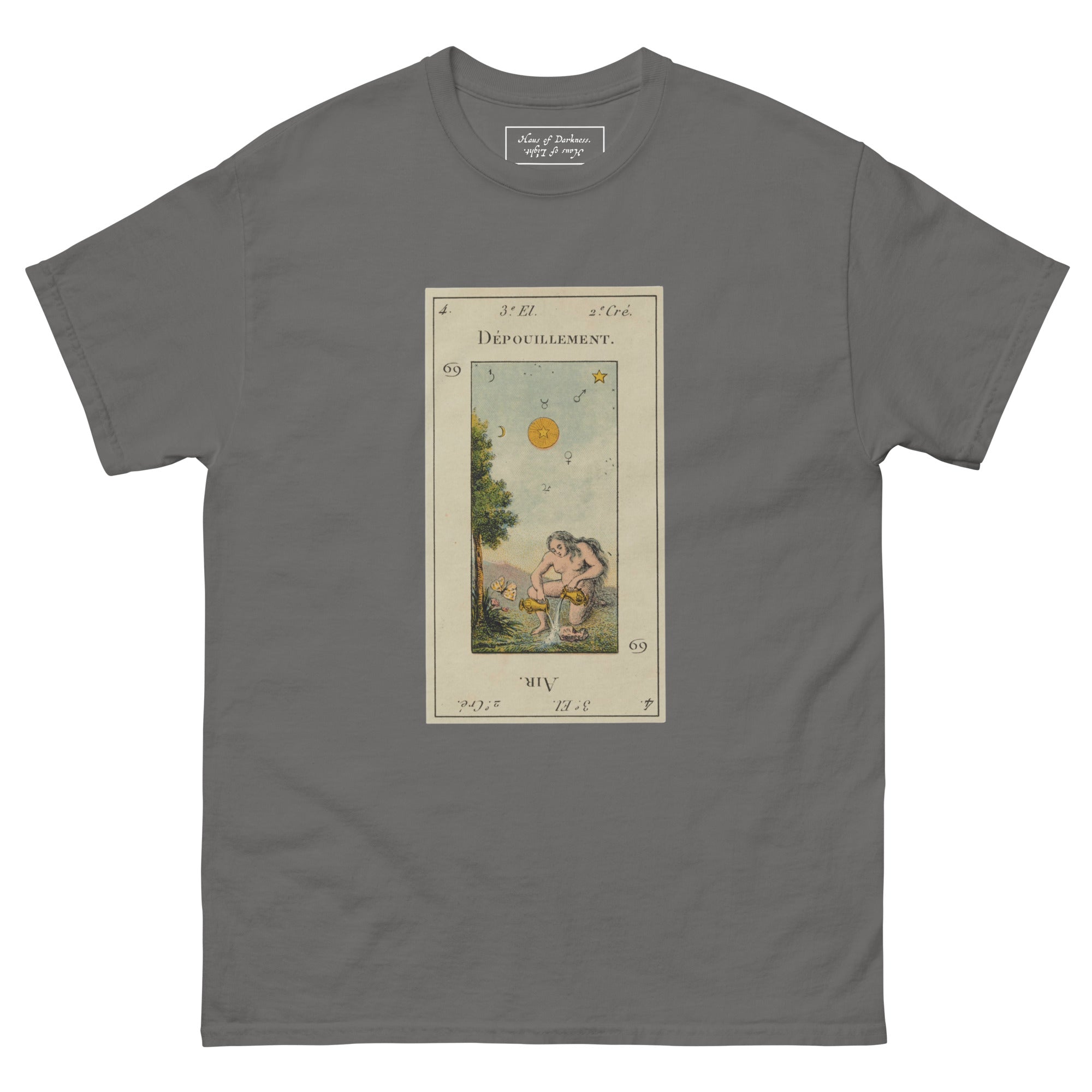 Vintage "Grand Etteilla" French Tarot "The Star" | Unisex Classic Tee-Haus of Darkness, Haus of Light