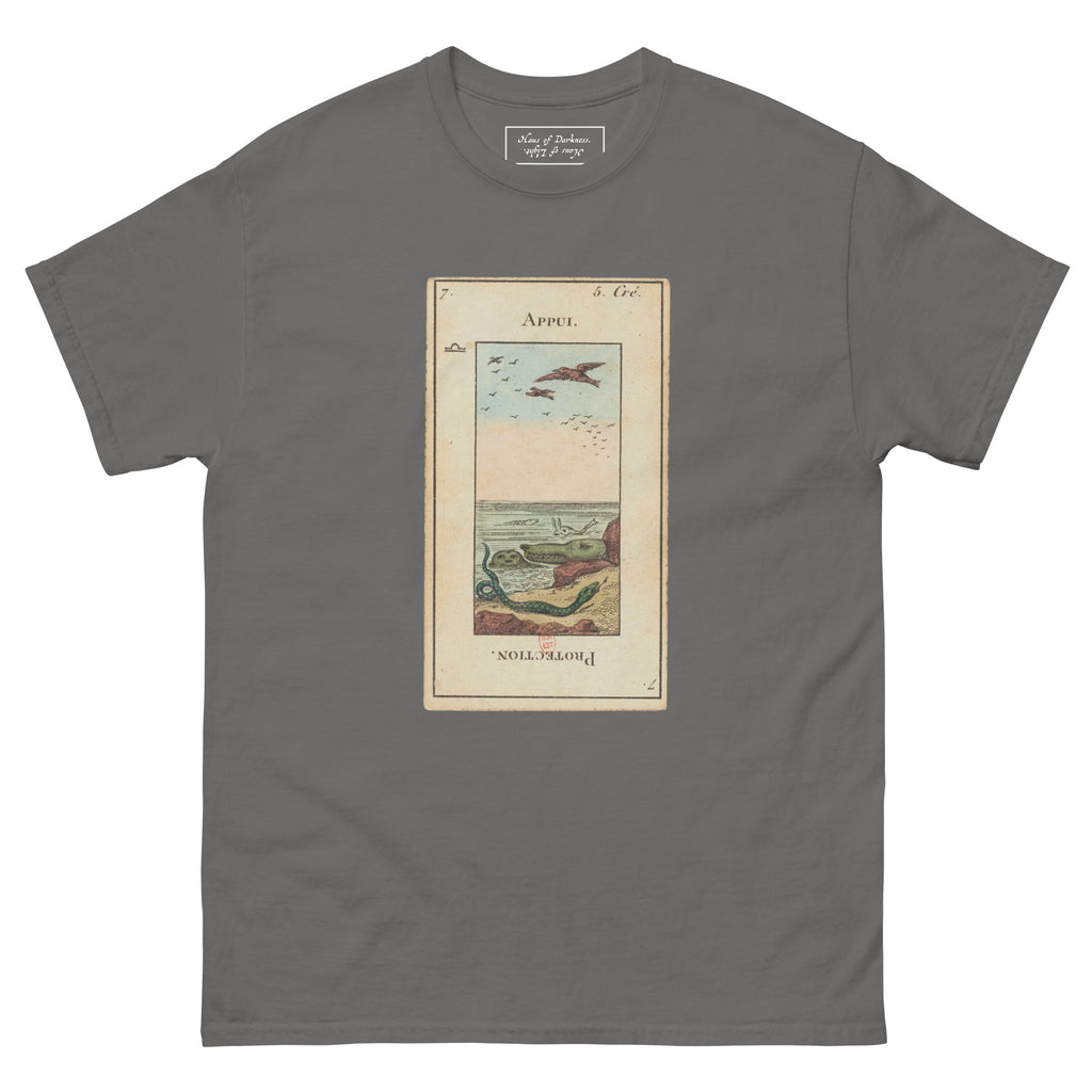 Vintage "Grand Etteilla" French Tarot "Protection" | Unisex Classic Tee-Haus of Darkness, Haus of Light