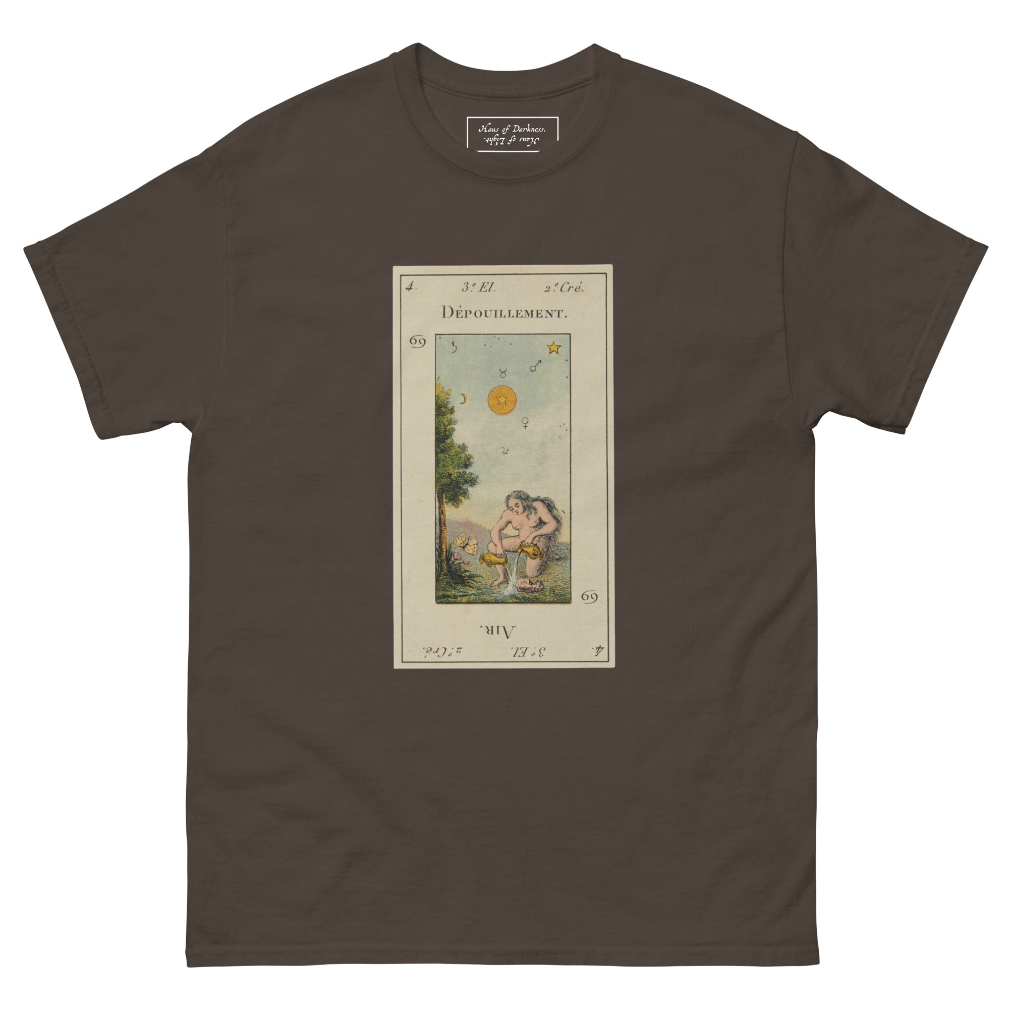 Vintage "Grand Etteilla" French Tarot "The Star" | Unisex Classic Tee-Haus of Darkness, Haus of Light