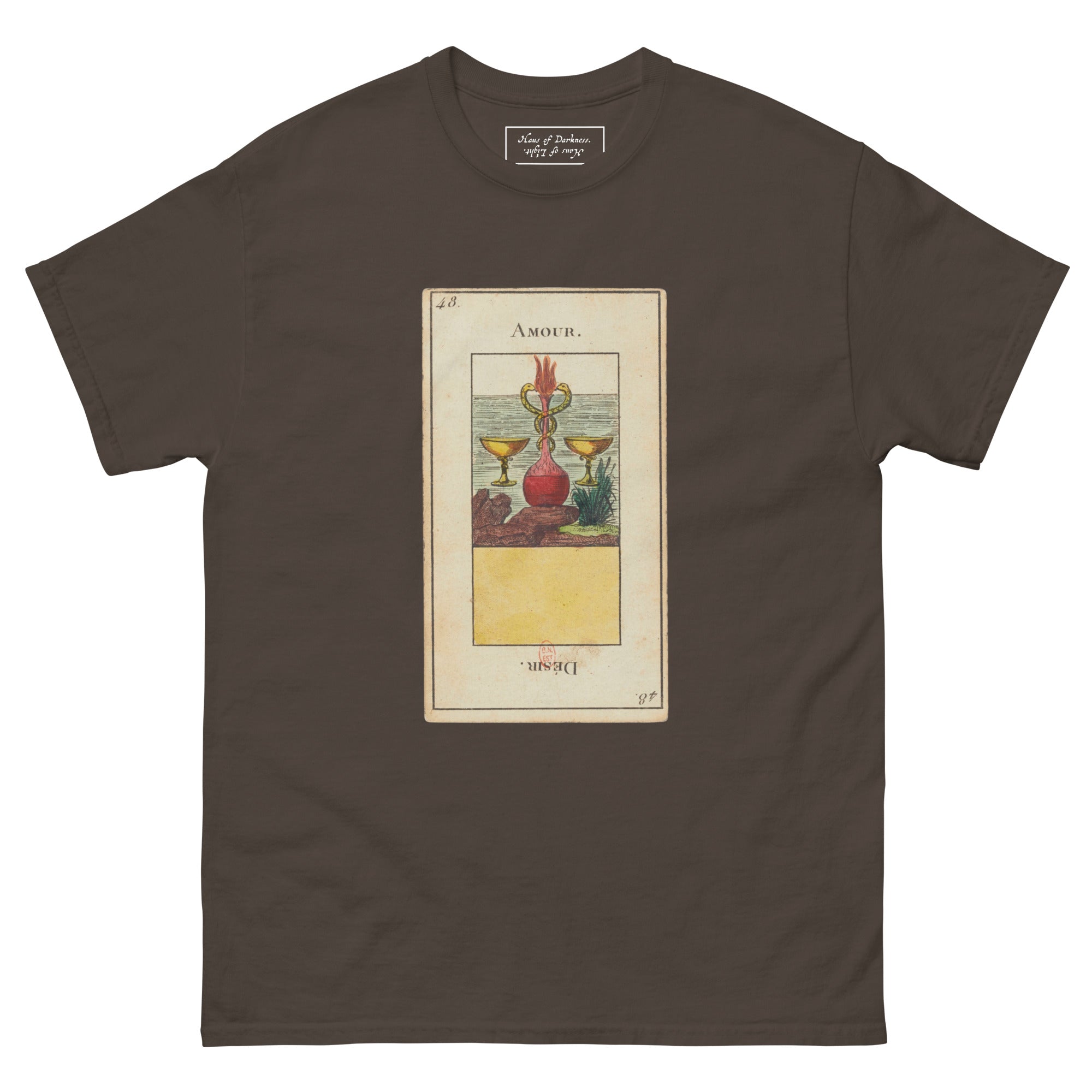 Vintage "Grand Etteilla" French Tarot Top "Love" "Desire" | Unisex Classic Tee-Haus of Darkness, Haus of Light