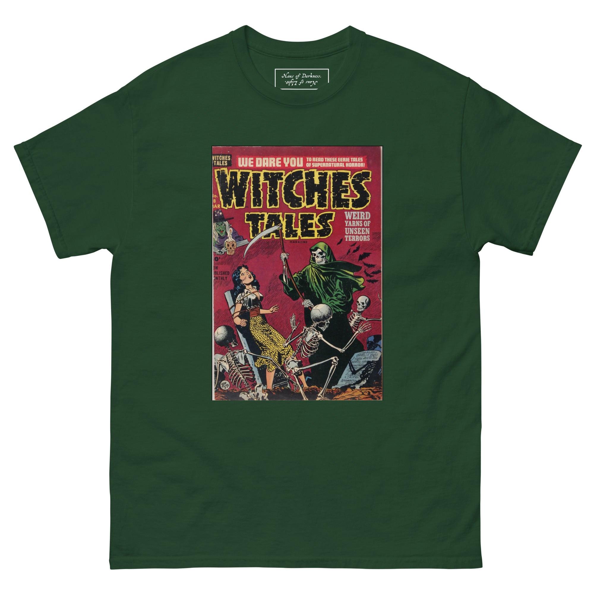 Witches Tales "Grim Reaper" | Unisex Classic Tee-Haus of Darkness, Haus of Light