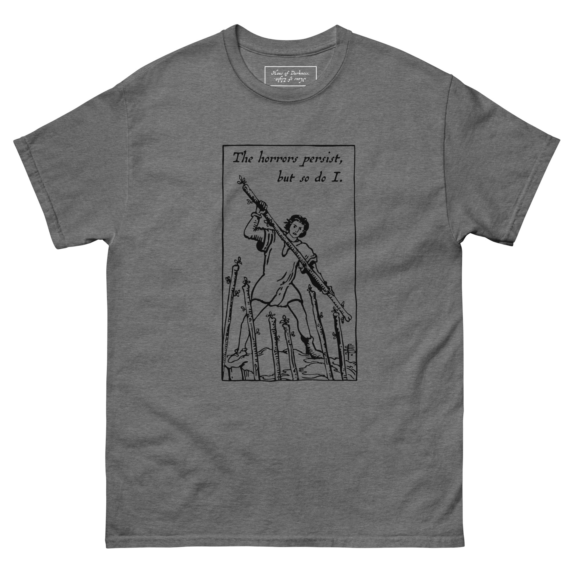 The Horrors Persist Tarot | Unisex Classic Tee-Haus of Darkness, Haus of Light