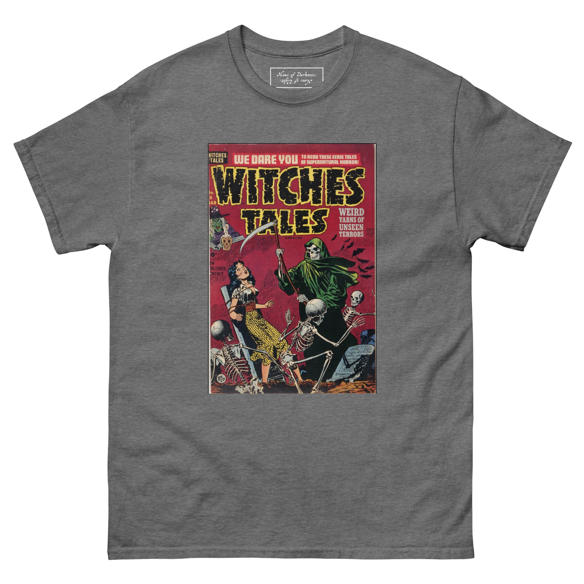 Witches Tales "Grim Reaper" | Unisex Classic Tee-Haus of Darkness, Haus of Light