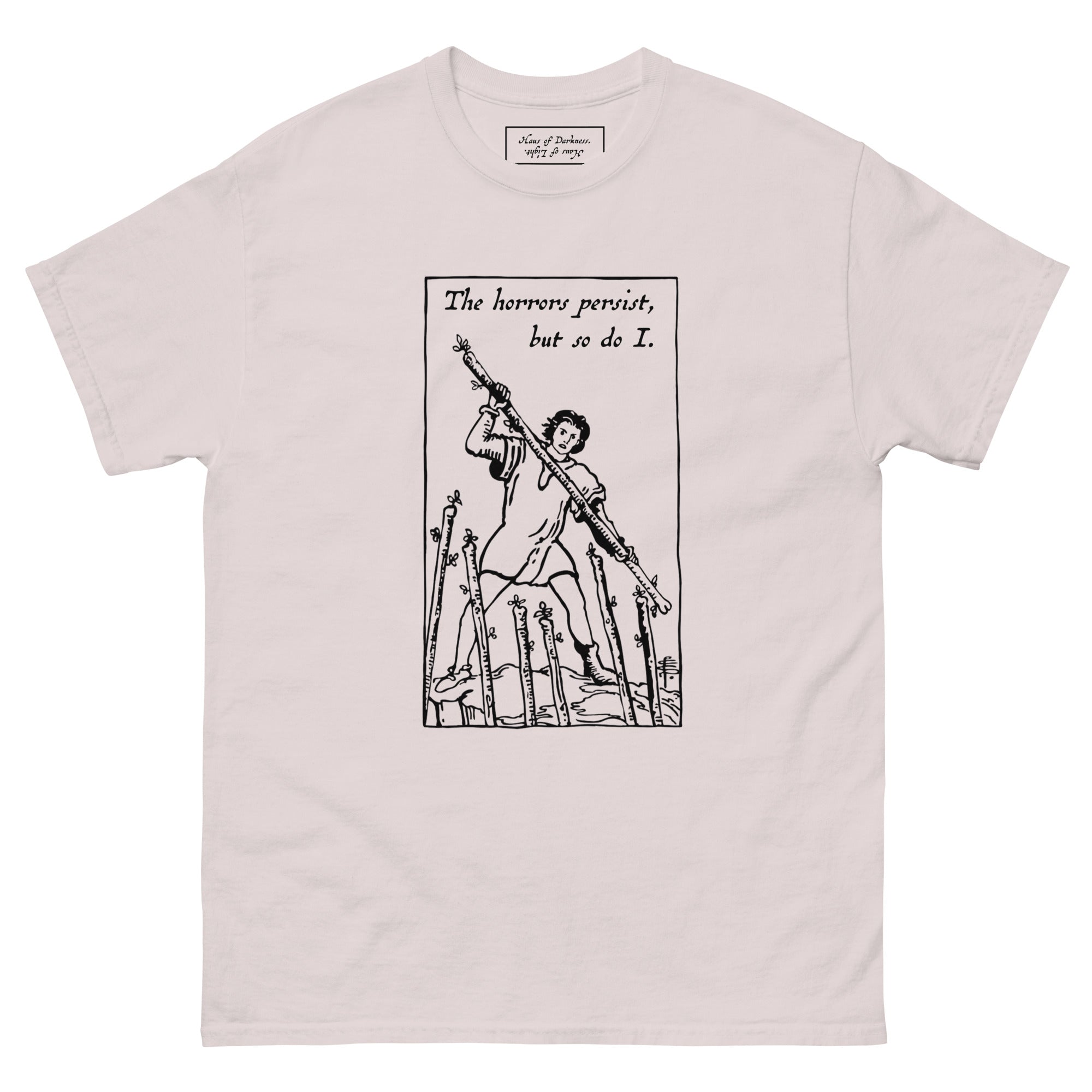 The Horrors Persist Tarot | Unisex Classic Tee-Haus of Darkness, Haus of Light