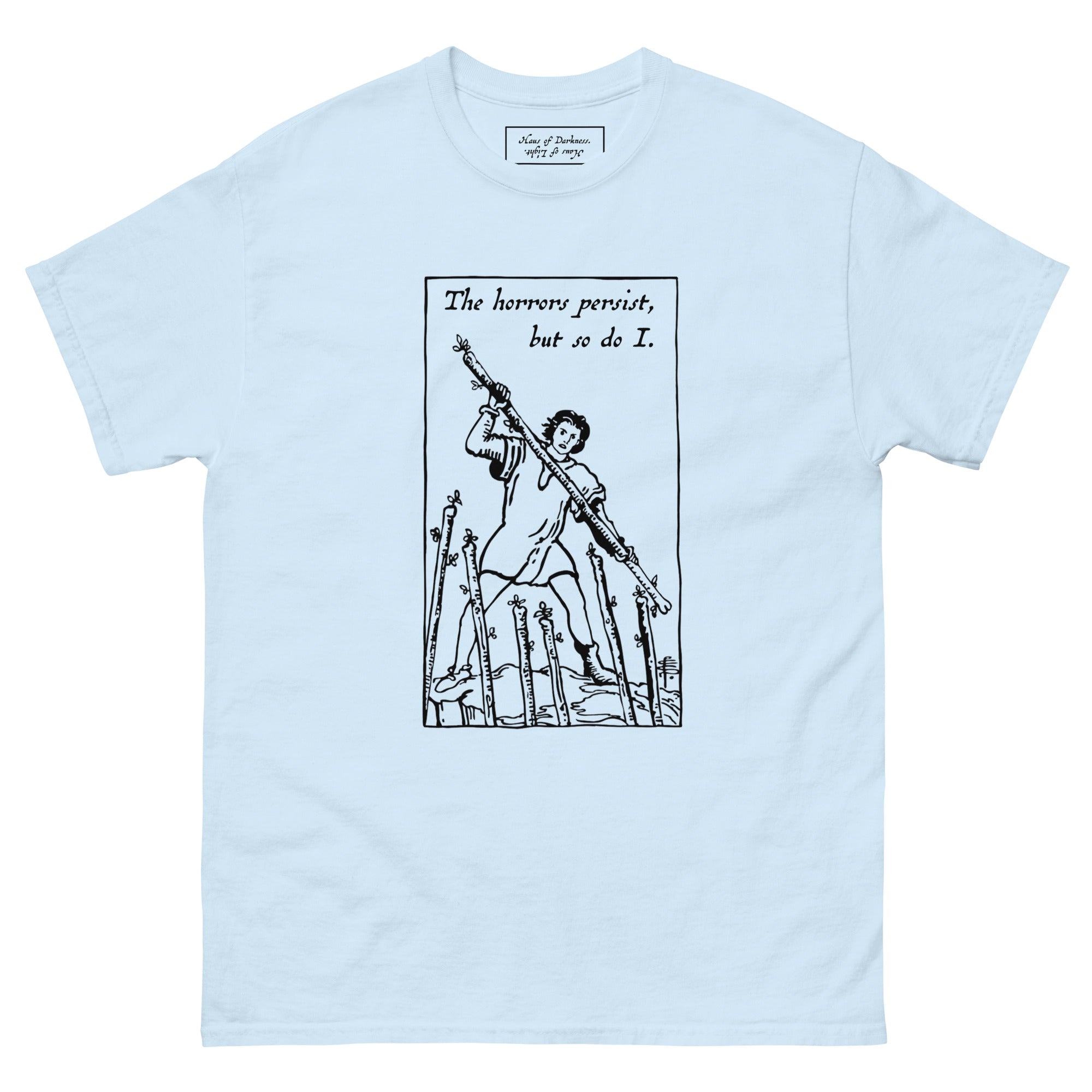 The Horrors Persist Tarot | Unisex Classic Tee-Haus of Darkness, Haus of Light