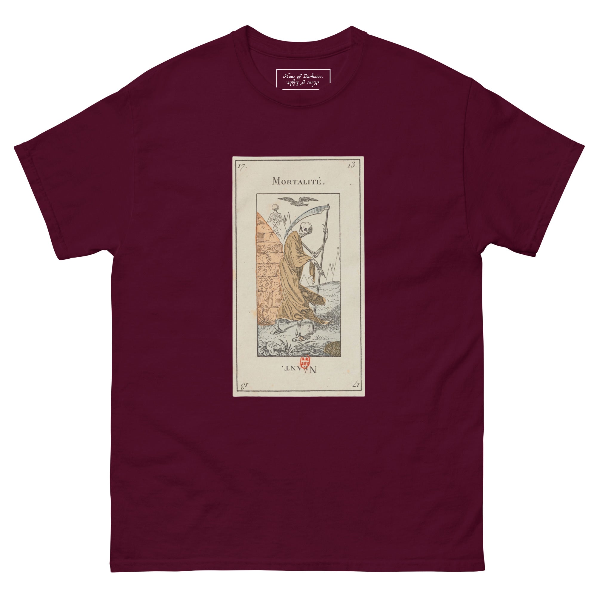 Vintage "Grand Etteilla" French Tarot "Death" | Unisex Classic Tee-Haus of Darkness, Haus of Light