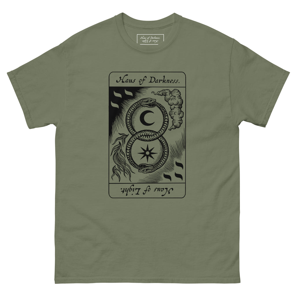 Haus of Darkness Haus of Light "Tarot" Card Logo | Unisex Classic Tee-Haus of Darkness, Haus of Light