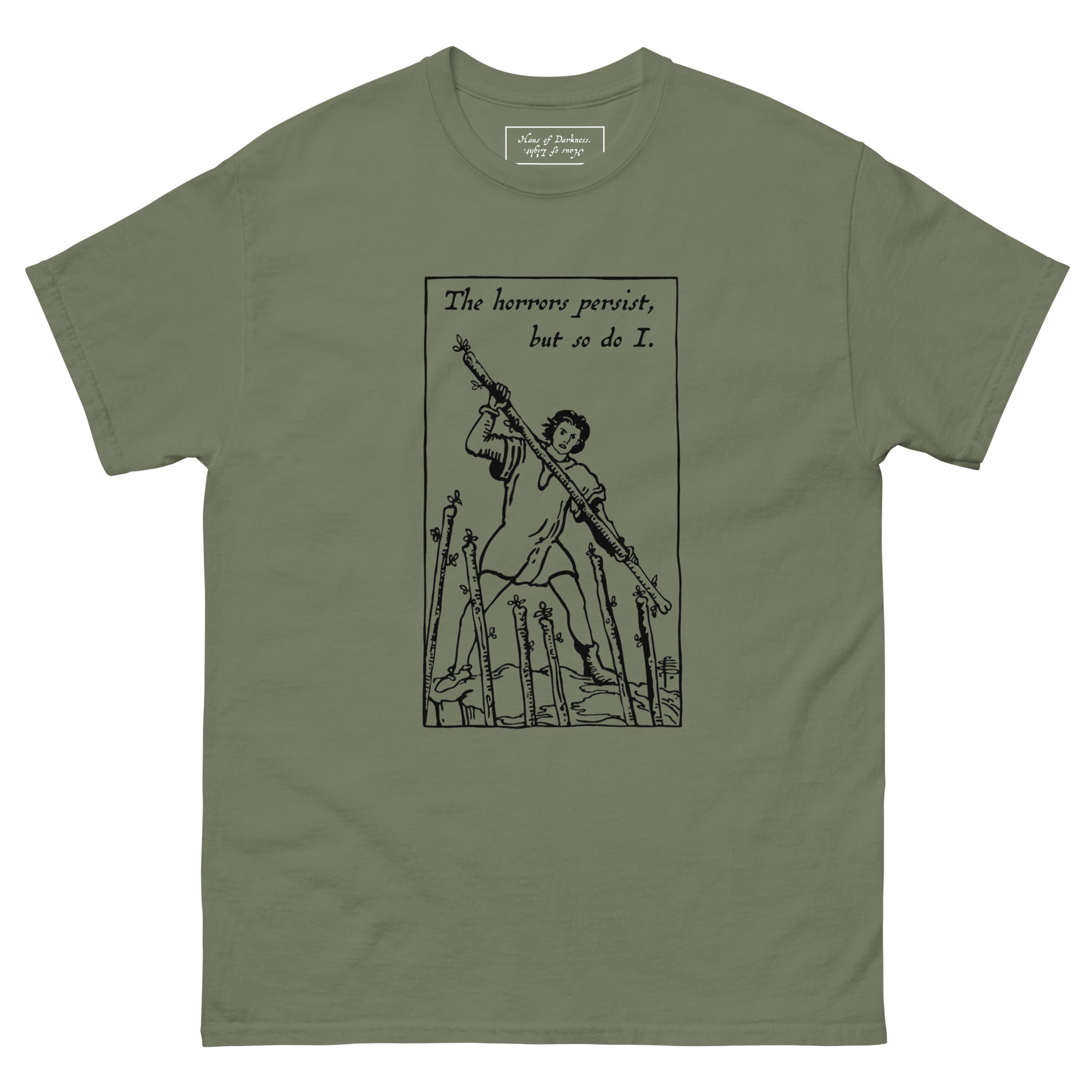 The Horrors Persist Tarot | Unisex Classic Tee-Haus of Darkness, Haus of Light