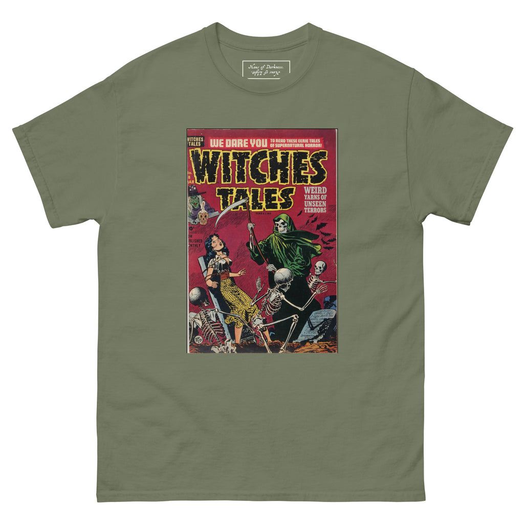 Witches Tales "Grim Reaper" | Unisex Classic Tee-Haus of Darkness, Haus of Light