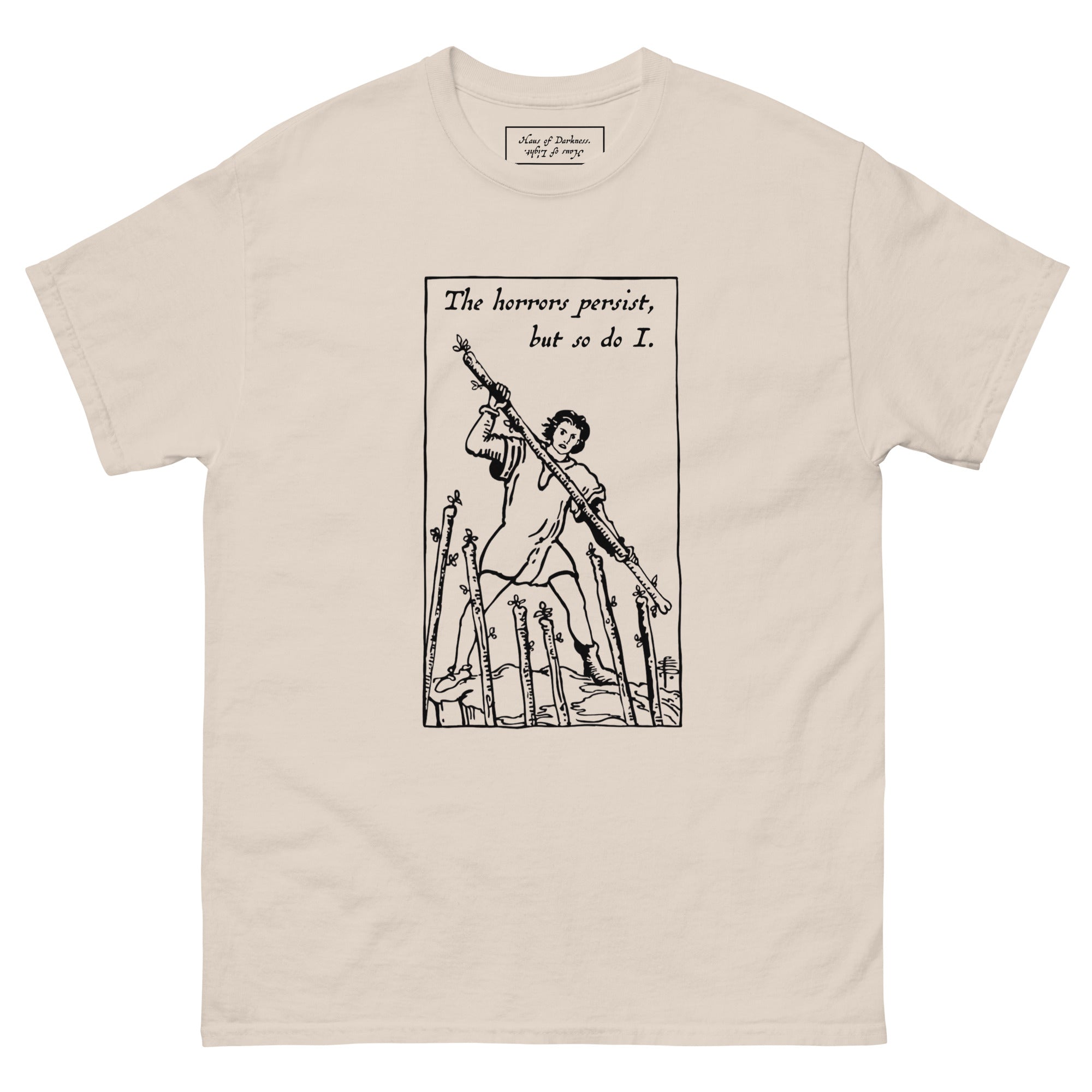 The Horrors Persist Tarot | Unisex Classic Tee-Haus of Darkness, Haus of Light