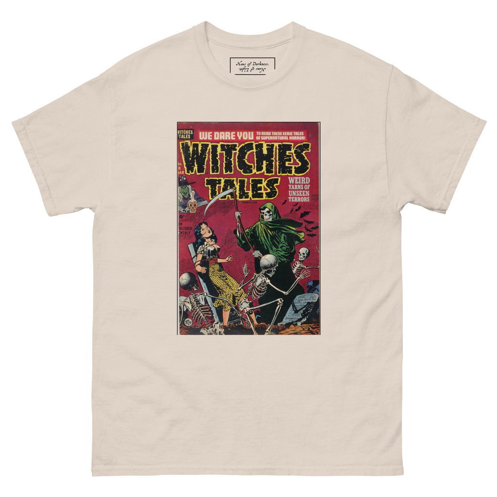 Witches Tales "Grim Reaper" | Unisex Classic Tee-Haus of Darkness, Haus of Light