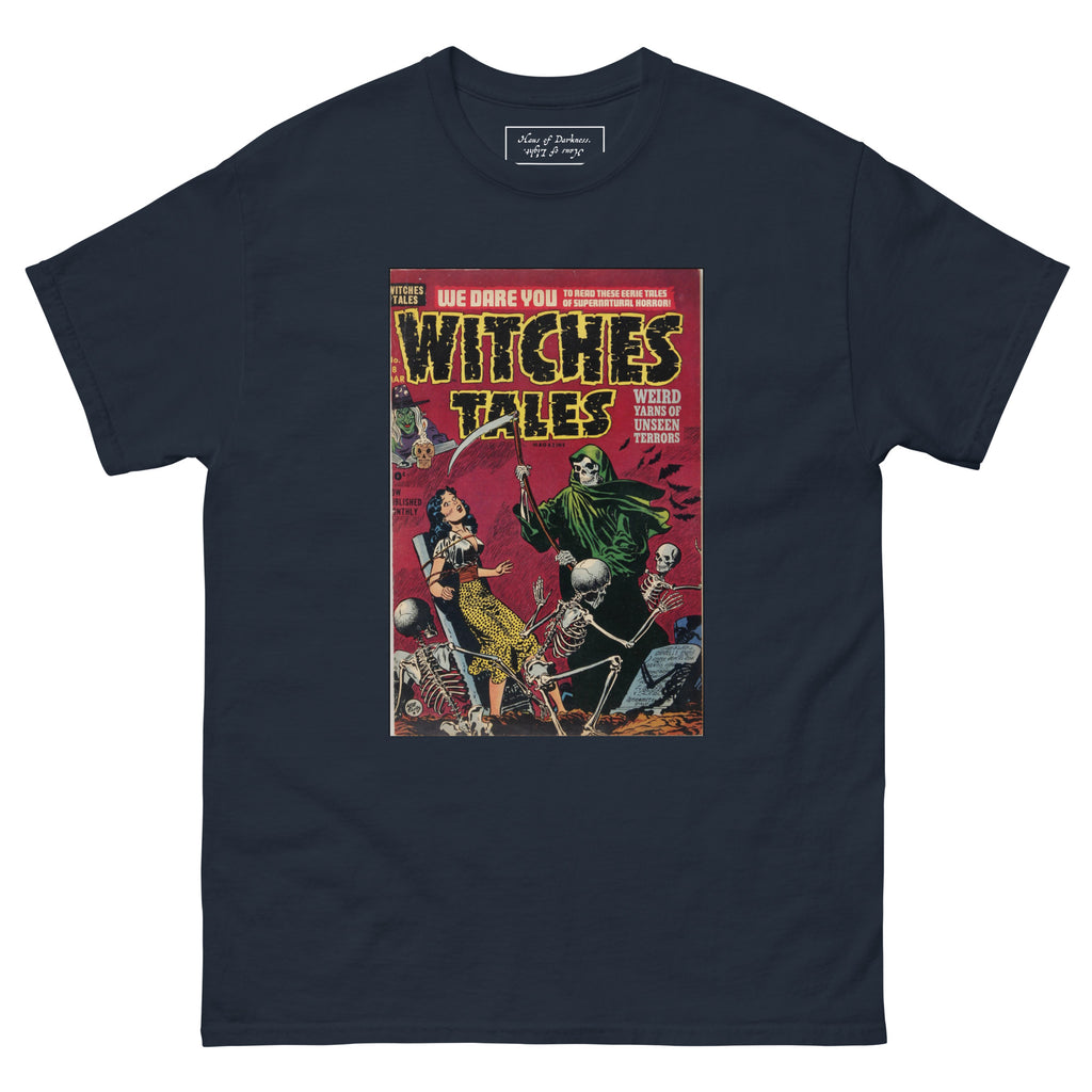 Witches Tales "Grim Reaper" | Unisex Classic Tee-Haus of Darkness, Haus of Light