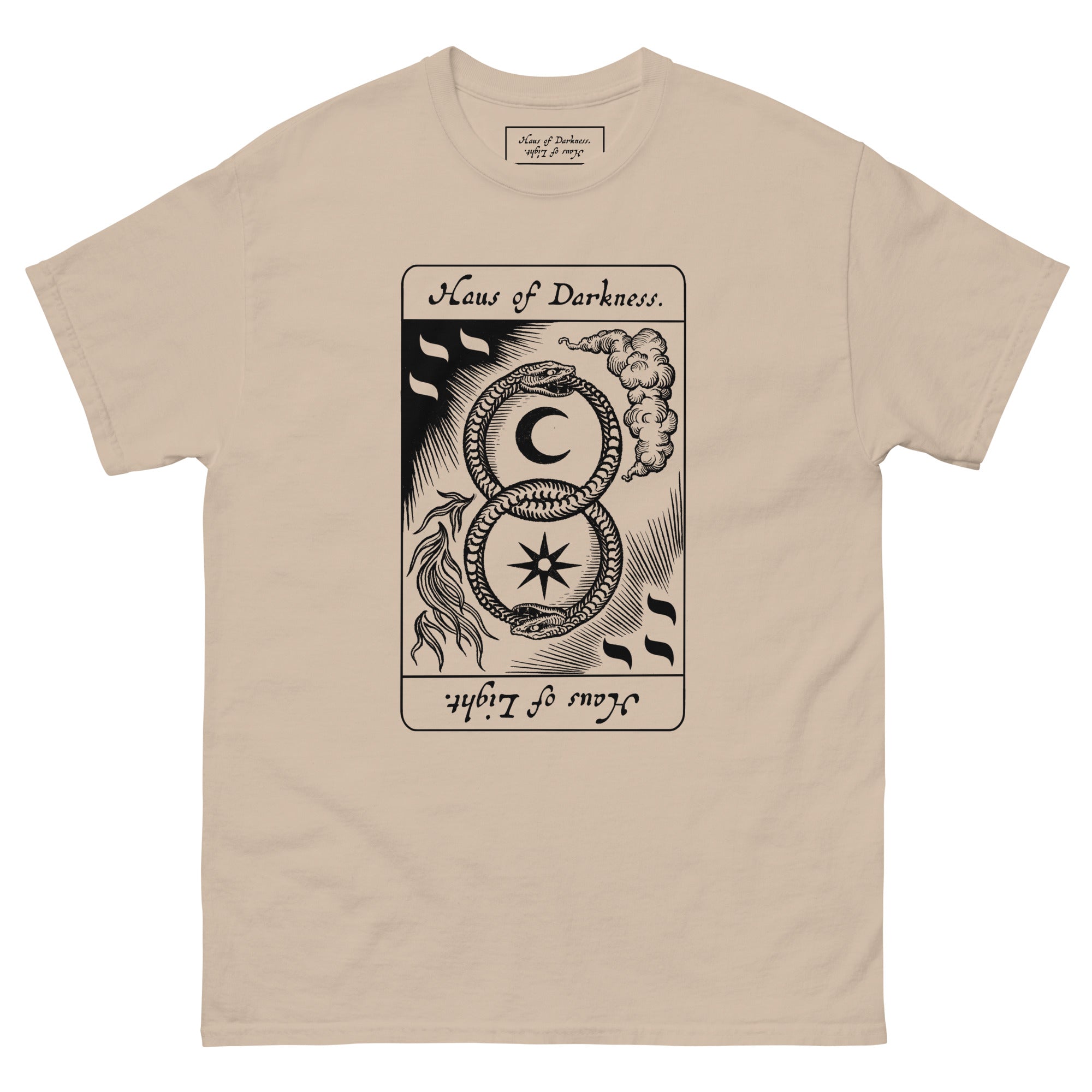 Haus of Darkness Haus of Light "Tarot" Card Logo | Unisex Classic Tee-Haus of Darkness, Haus of Light