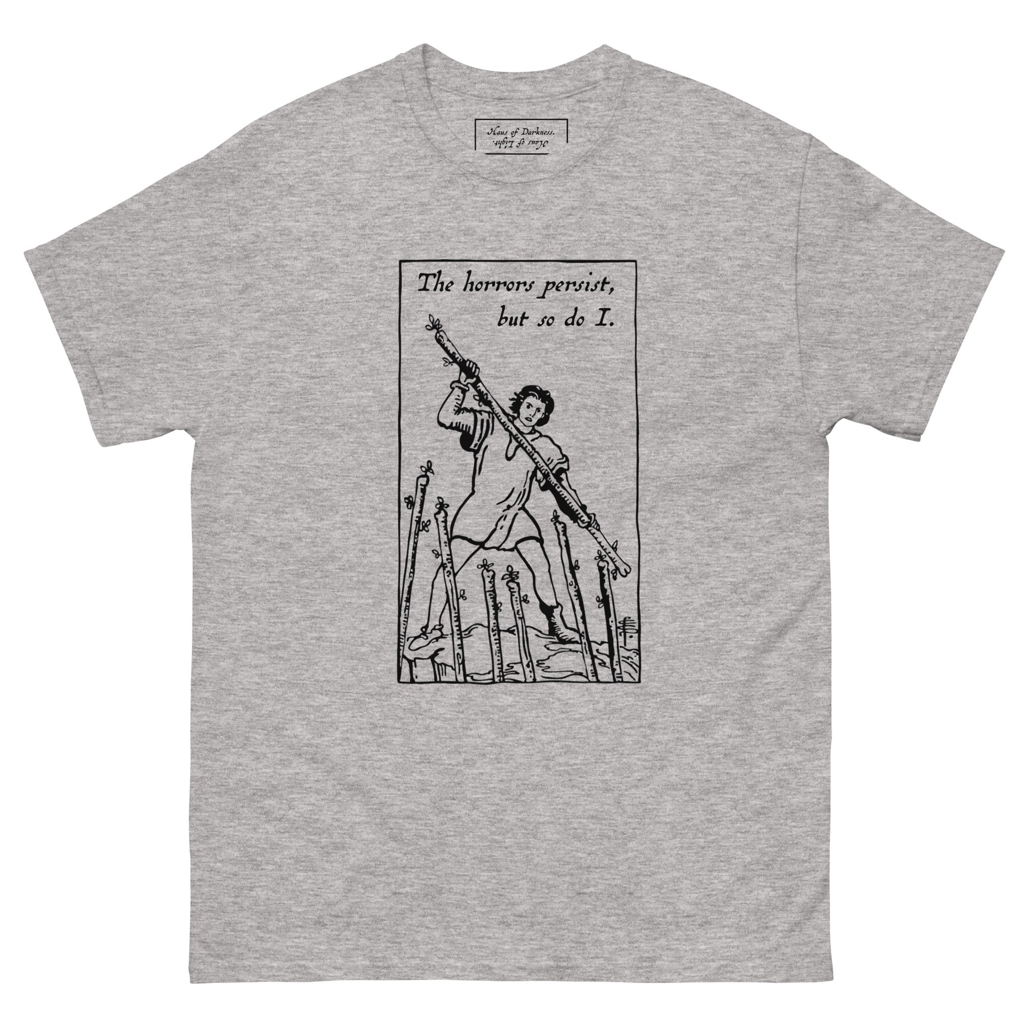 The Horrors Persist Tarot | Unisex Classic Tee-Haus of Darkness, Haus of Light