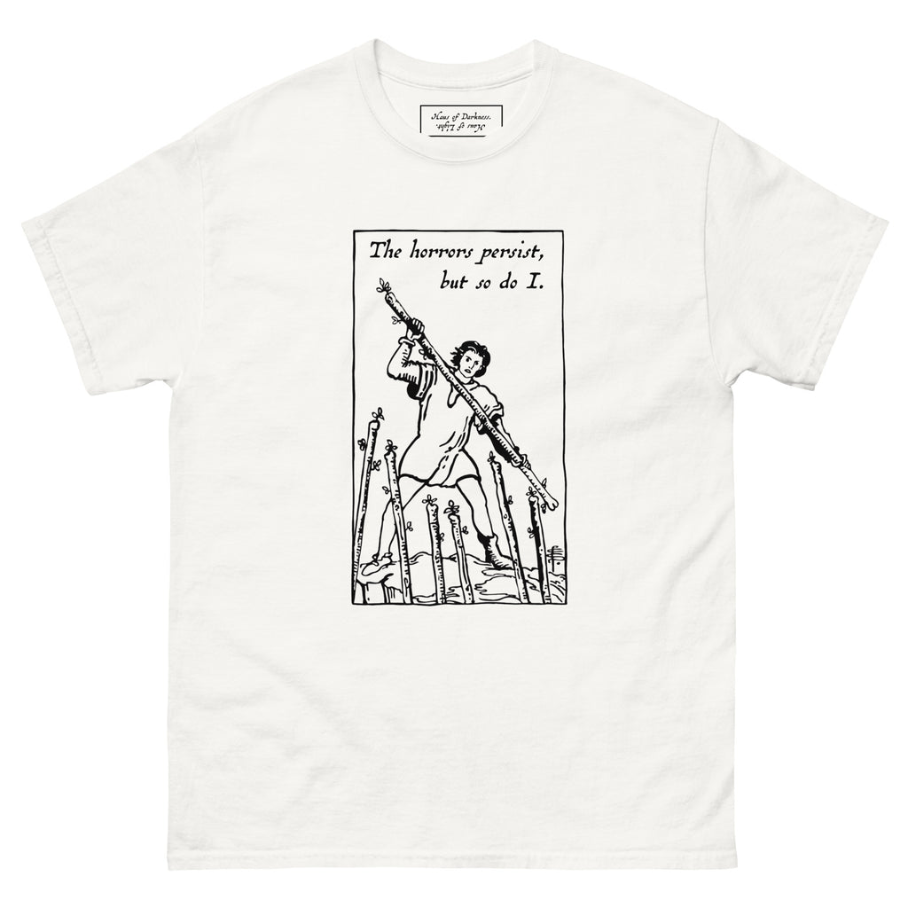 The Horrors Persist Tarot | Unisex Classic Tee-Haus of Darkness, Haus of Light