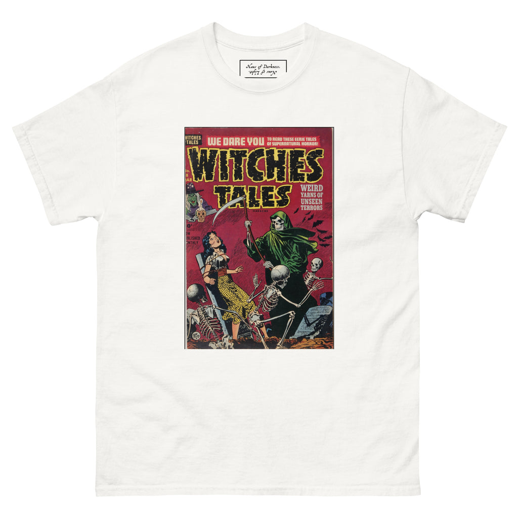 Witches Tales "Grim Reaper" | Unisex Classic Tee-Haus of Darkness, Haus of Light